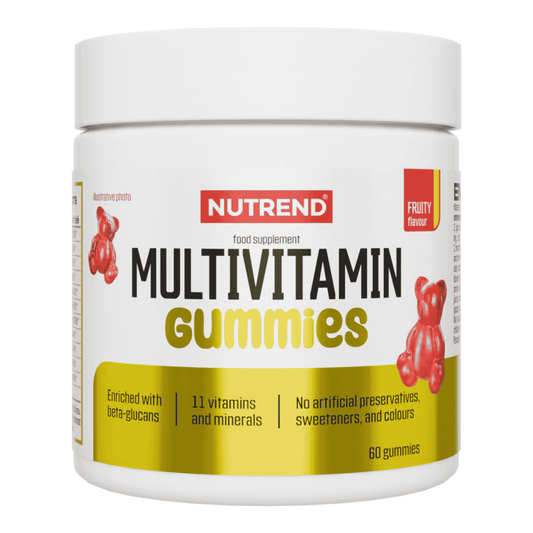 Nutrend Multivitamin Gummies Fruity, 60 Stk. - SHOPOUTLET24. Der Protein und Supplement Dealer