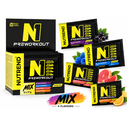 Nutrend N1 Preworkout NEU 10 x 17g PROBEN