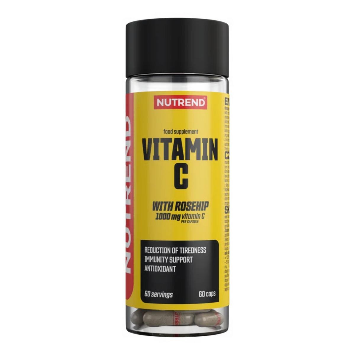 Nutrend Vitamin C 1000 mg mit Hagebutten 60 Kapseln