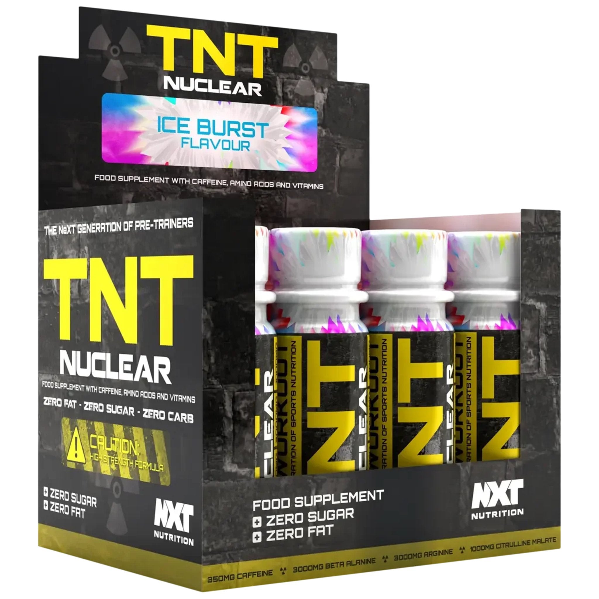 NXT Nutrition TNT Nuclear Shots 12x60ml - SHOPOUTLET24. Der Protein und Supplement Dealer