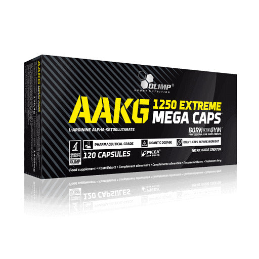 Olimp AAKG Extreme Mega Caps - 120 Kapsel - SHOPOUTLET24. Der Protein und Supplement Dealer