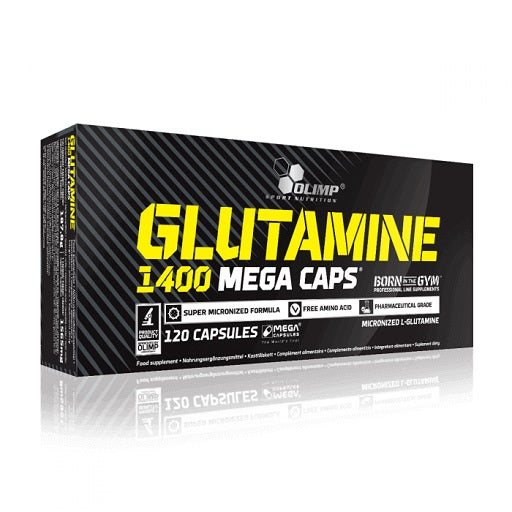 Olimp L-Glutamine Mega Caps - 120 Kapsel - SHOPOUTLET24. Der Protein und Supplement Dealer