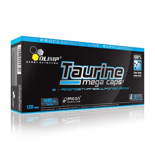 Olimp Taurine Mega Caps 120 Kapsel - SHOPOUTLET24. Der Protein und Supplement Dealer