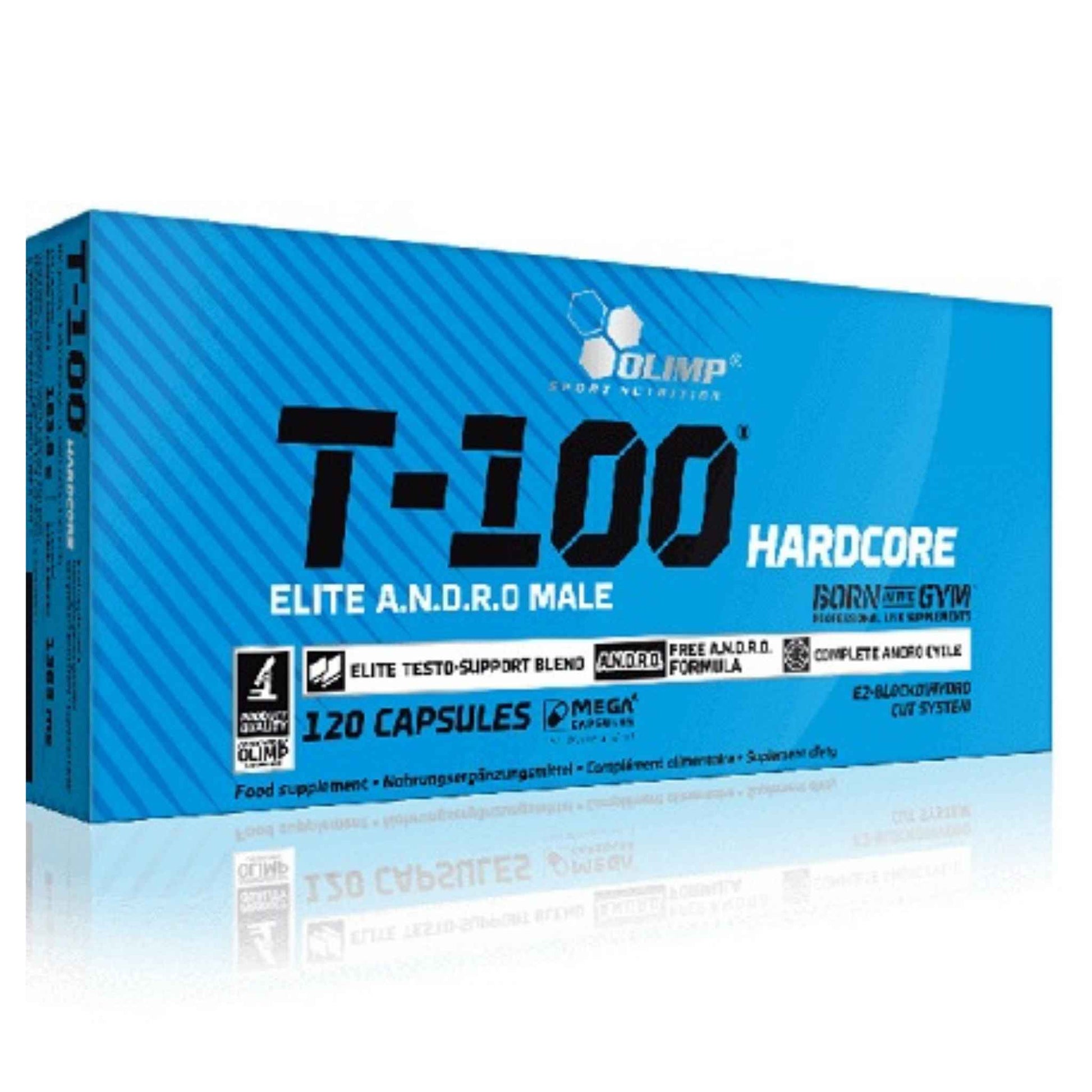 Olimp T-100 Hardcore 120 caps - SHOPOUTLET24. Der Protein und Supplement Dealer