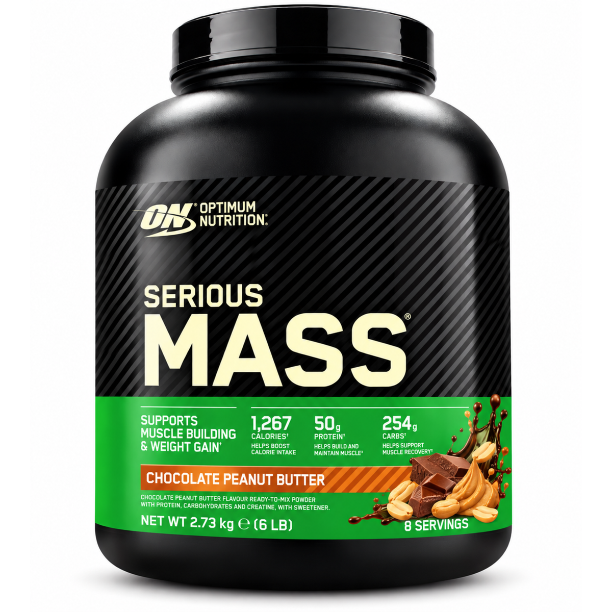 Optimum Nutrition Serious Mass 2727g - SHOPOUTLET24. Der Protein und Supplement Dealer