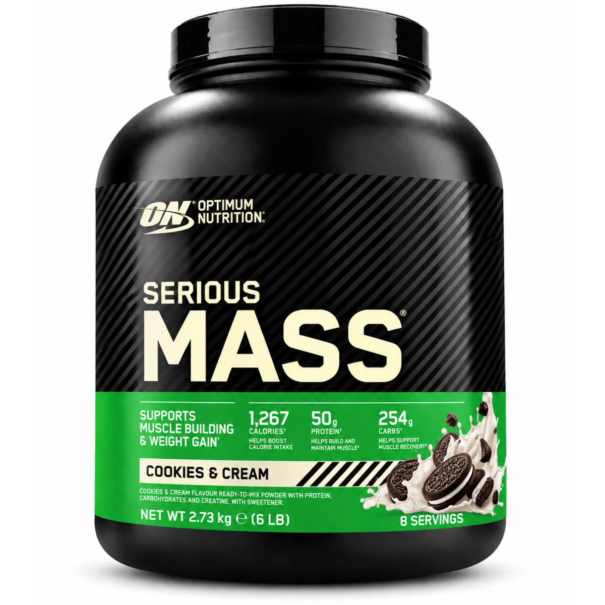 Optimum Nutrition Serious Mass 2727g - SHOPOUTLET24. Der Protein und Supplement Dealer