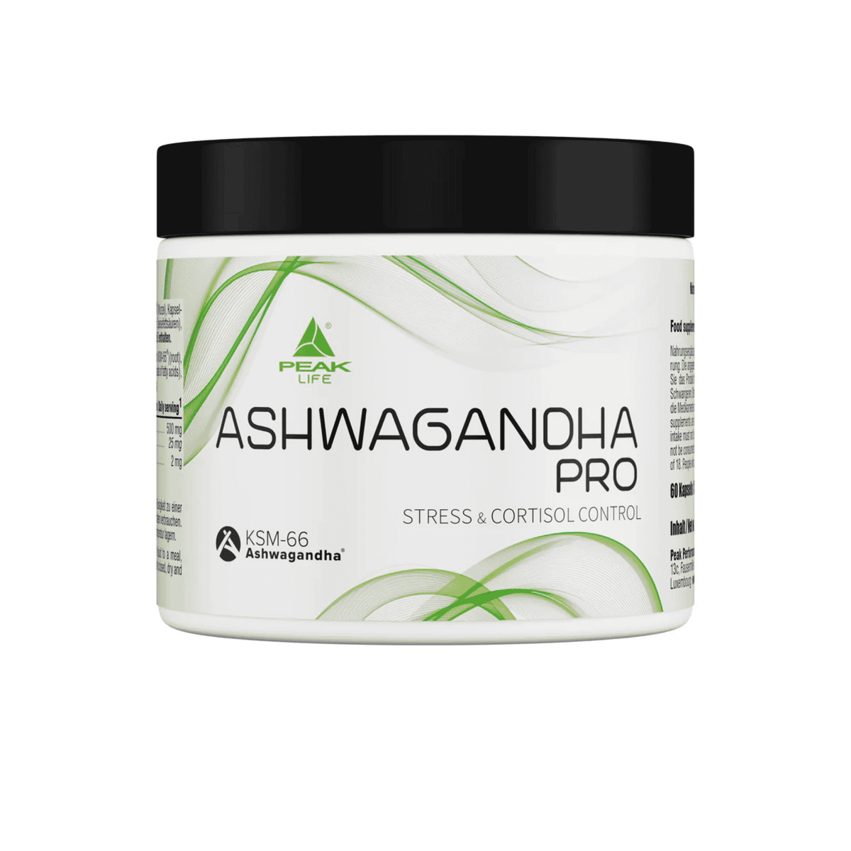 Peak Ashwagandha Pro 60 Kapseln