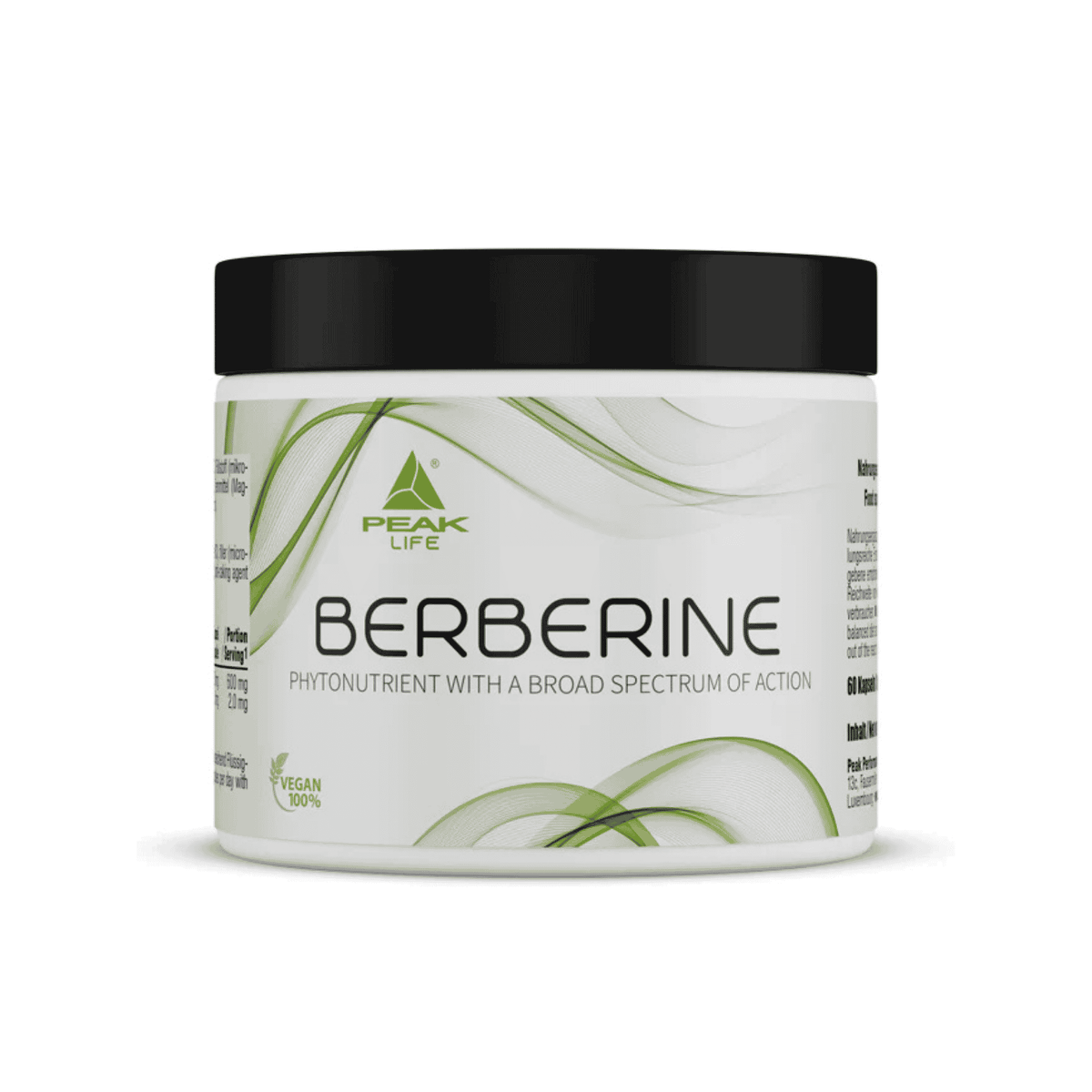 Peak Berberine 60 Kapseln - SHOPOUTLET24. Der Protein und Supplement Dealer