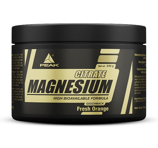 Peak Magnesium Citrat 240 g - SHOPOUTLET24. Der Protein und Supplement Dealer