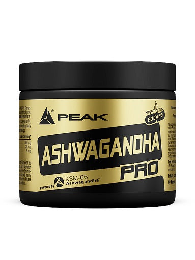 Peak Ashwagandha Pro 60 Kapseln - SHOPOUTLET24. Der Protein und Supplement Dealer