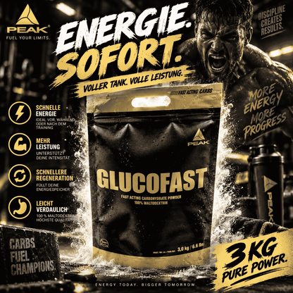 Peak Glucofast - 3000g - SHOPOUTLET24. Der Protein und Supplement Dealer