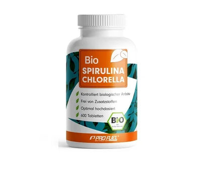 ProFuel Bio SPIRULINA& CHLORELLA 600 Presslinge - SHOPOUTLET24. Der Protein und Supplement Dealer