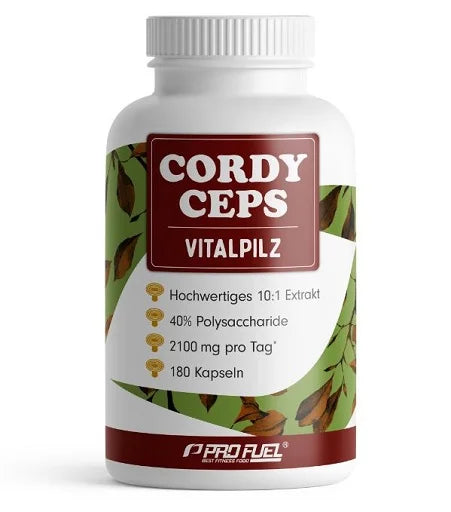 ProFuel CORDYCEPS Vitalpilz 180 Kapseln - SHOPOUTLET24. Der Protein und Supplement Dealer