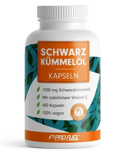 ProFuel Schwarzkümmelöl 400 Kapseln - SHOPOUTLET24. Der Protein und Supplement Dealer