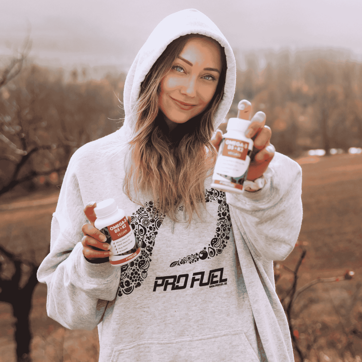 ProFuel Omega 3  D3  K2 90 Algenöl Kapseln