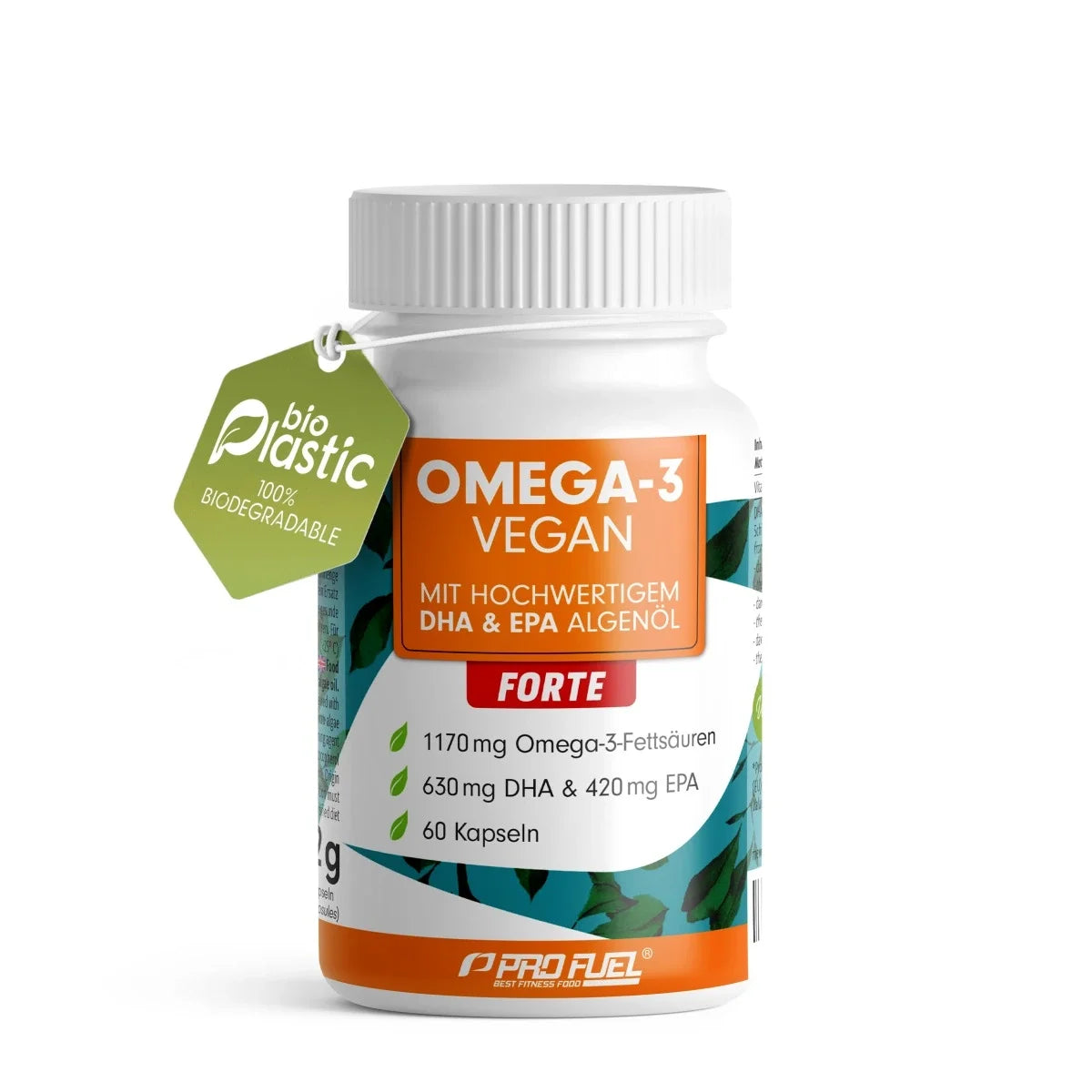 ProFuel Omega 3 FORTE - 60 Algenöl-Kapseln - SHOPOUTLET24. Der Protein und Supplement Dealer