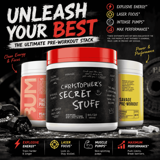 RAW Nutrition CBUM Thavage Pre-Workout 520g Peach Bum - SHOPOUTLET24. Der Protein und Supplement Dealer