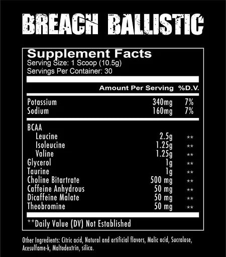 Redcon1 Breach Ballistic (BCAA) 30 Serv.