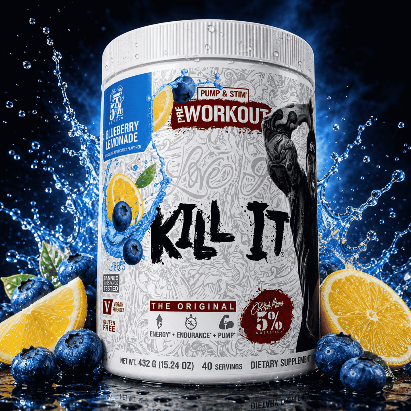 Rich Piana 5% Nutrition Kill It 400g