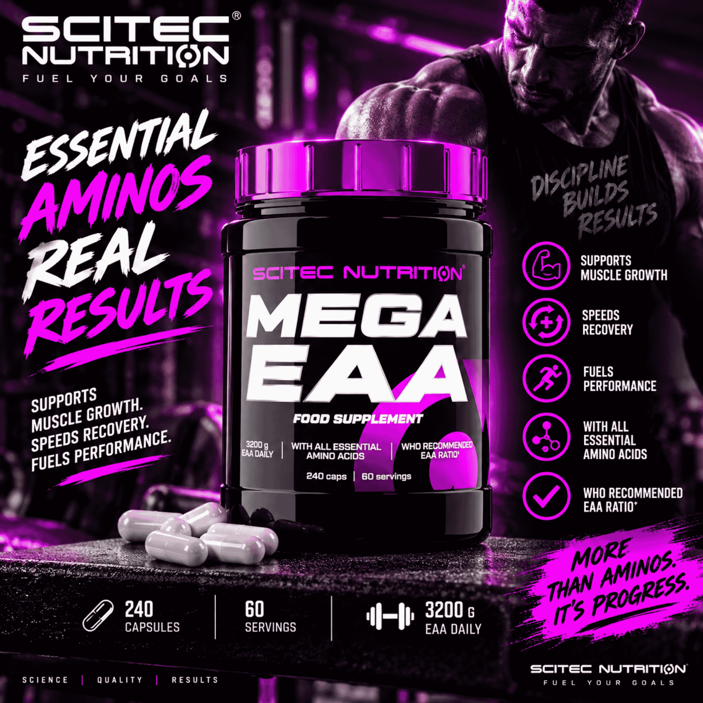 Scitec Mega EAA 240 Kapseln