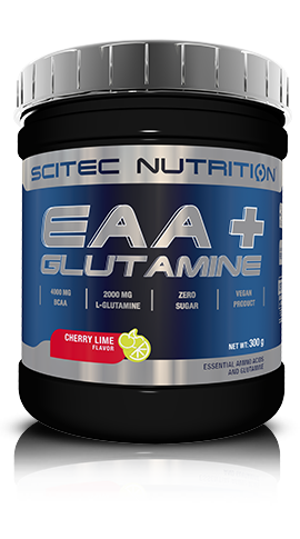 Scitec EAA  Glutamine 300g - SHOPOUTLET24. Der Protein und Supplement Dealer