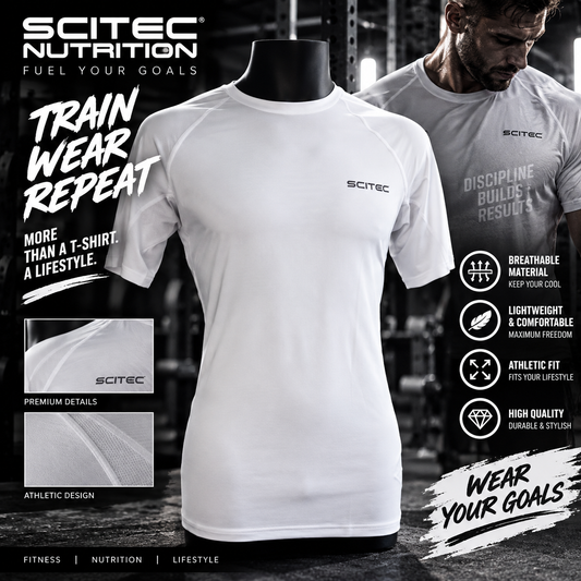 Scitec T-Shirt Venice weiß