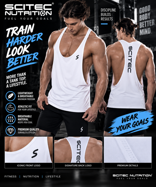 Scitec Tank Top Andorra weiß