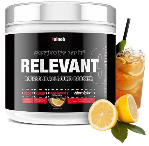 Sinob The Relevant Booster V3 280g - SHOPOUTLET24. Der Protein und Supplement Dealer