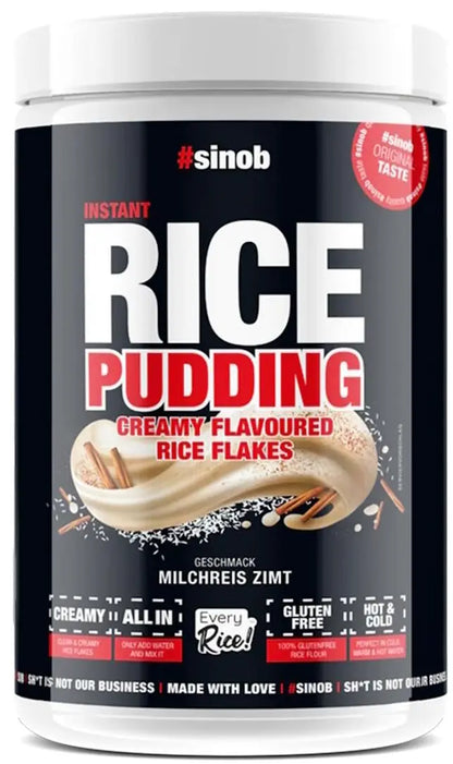 Sinob Tasty Rice Pudding 1000g - SHOPOUTLET24. Der Protein und Supplement Dealer