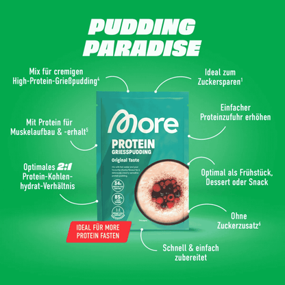 More Protein Grießpudding 13 x 62g Original Taste