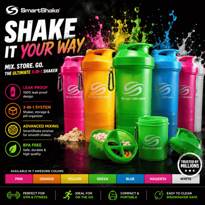 Smartshake Slim Neon 500ml