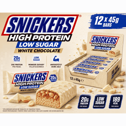 Snickers High Protein Low Sugar Bar 12x45g