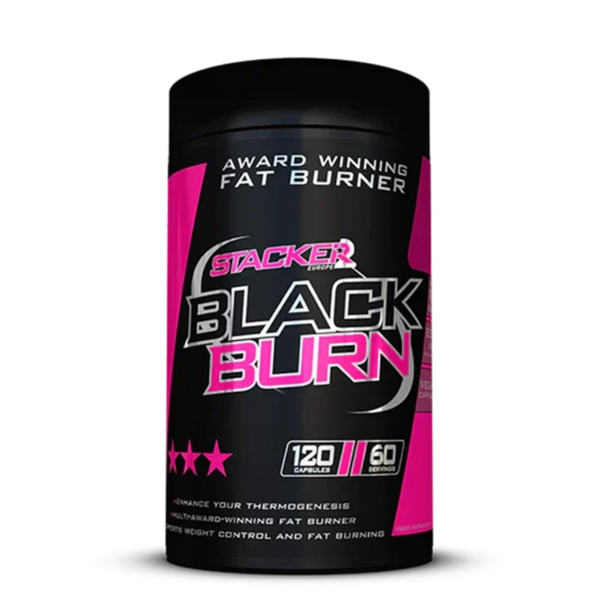 Stacker2 Black Burn Fatburner - 120 Kapsel - SHOPOUTLET24. Der Protein und Supplement Dealer