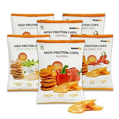 Supplify High Protein Chips 6 x 50g - SHOPOUTLET24. Der Protein und Supplement Dealer