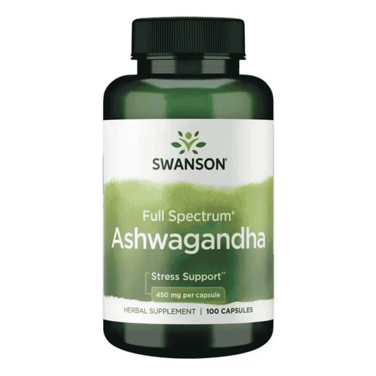 Swanson Ashwagandha Full Spectrum 450mg - 100 Kapseln
