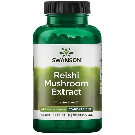 Swanson Reishi Mushroom Extract 500mg - 90 Kapseln - SHOPOUTLET24. Der Protein und Supplement Dealer