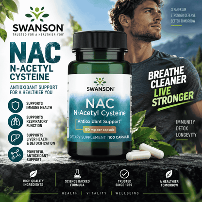 Swanson N-Acetyl Cysteine ( NAC )100 Kapseln
