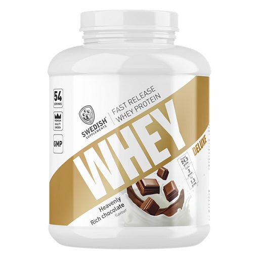 Swedish Supplements Whey Deluxe 1,8kg - SHOPOUTLET24. Der Protein und Supplement Dealer