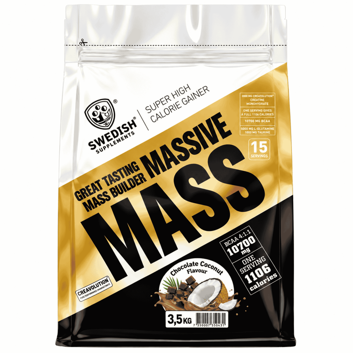Swedish Supplements Massive Mass Gainer 3,5kg