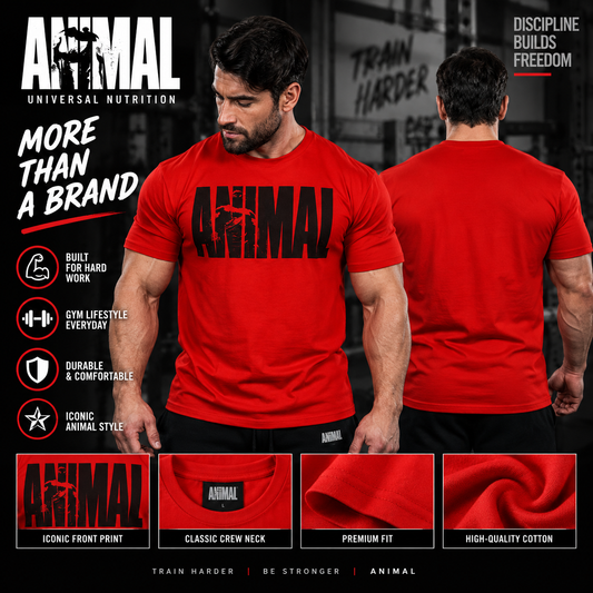 Universal Animal T-Shirt "Iconic" red