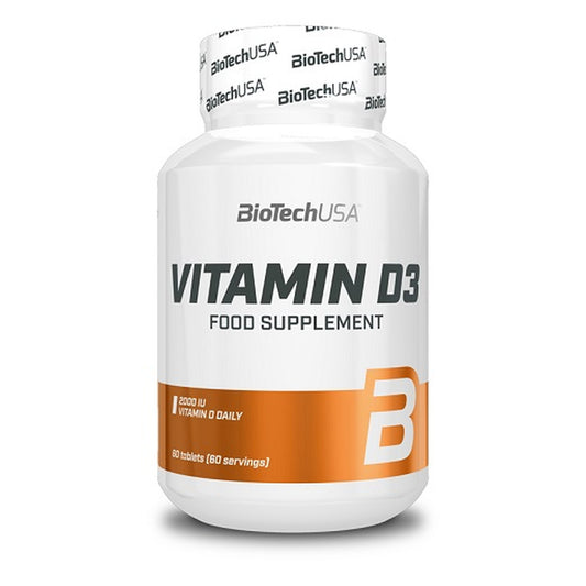 BioTech Vitamin D3 60 Tabletten - SHOPOUTLET24. Der Protein und Supplement Dealer