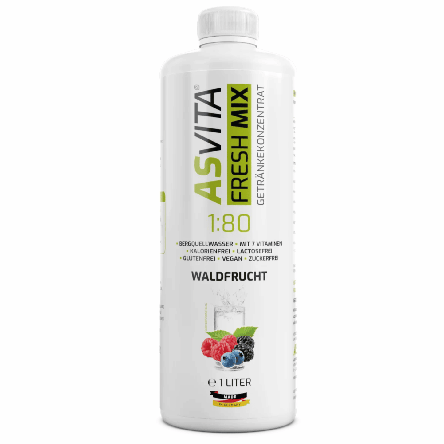 ASVita Fresh Mix Mineralgetränk 1/80 - 1L - SHOPOUTLET24. Der Protein und Supplement Dealer