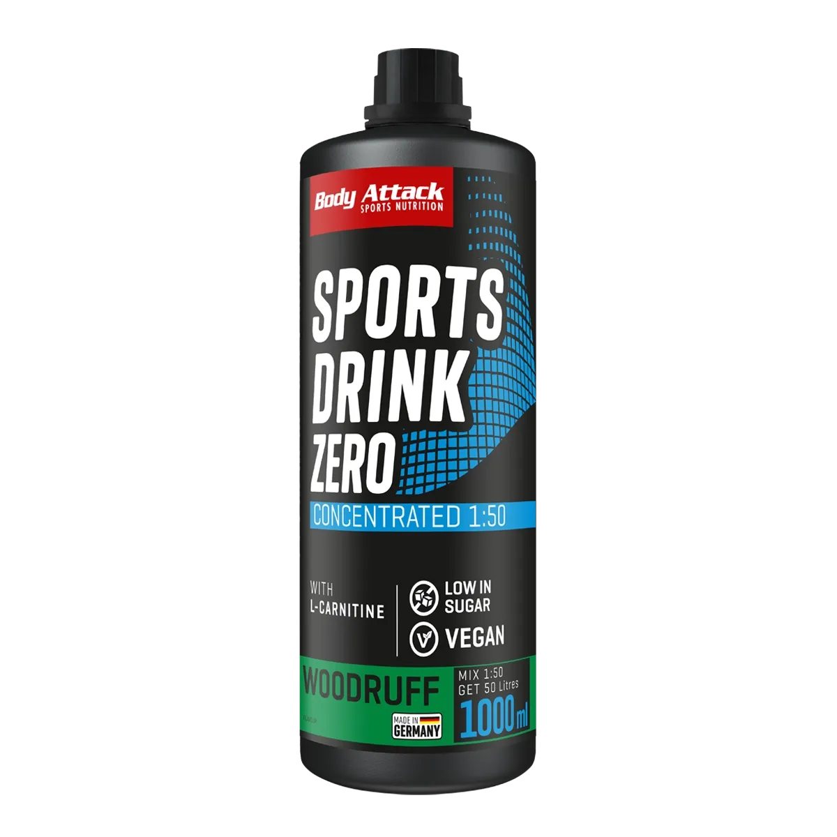 Body Attack Sports Drink Zero 1000 ml - SHOPOUTLET24. Der Protein und Supplement Dealer
