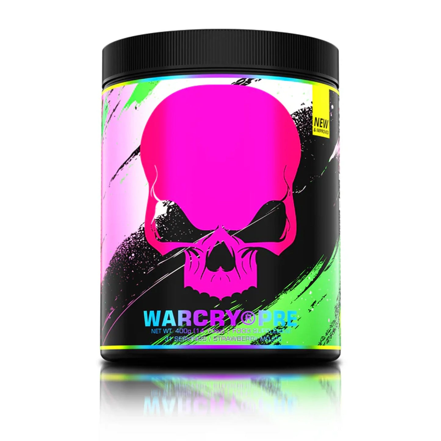 Genius Nutrition Warcry Pre 400g - SHOPOUTLET24. Der Protein und Supplement Dealer