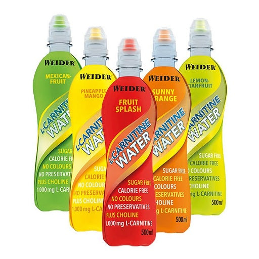 Weider L-Carnitine WATER  6 x 500ml - SHOPOUTLET24. Der Protein und Supplement Dealer