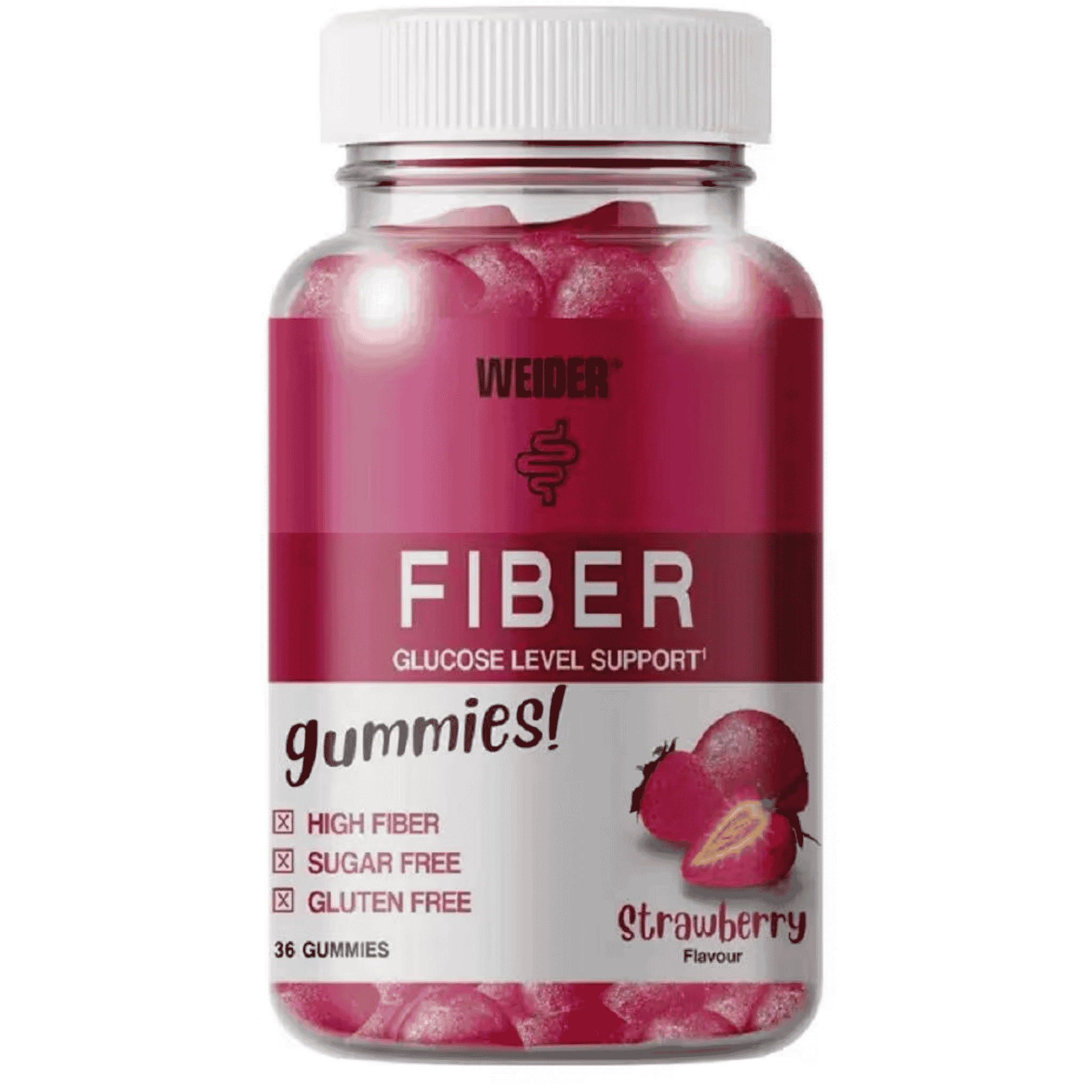 Weider Fiber Gummies 36 Gummies - SHOPOUTLET24. Der Protein und Supplement Dealer