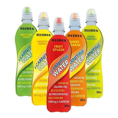 Weider L-Carnitine WATER  6 x 500ml - SHOPOUTLET24. Der Protein und Supplement Dealer