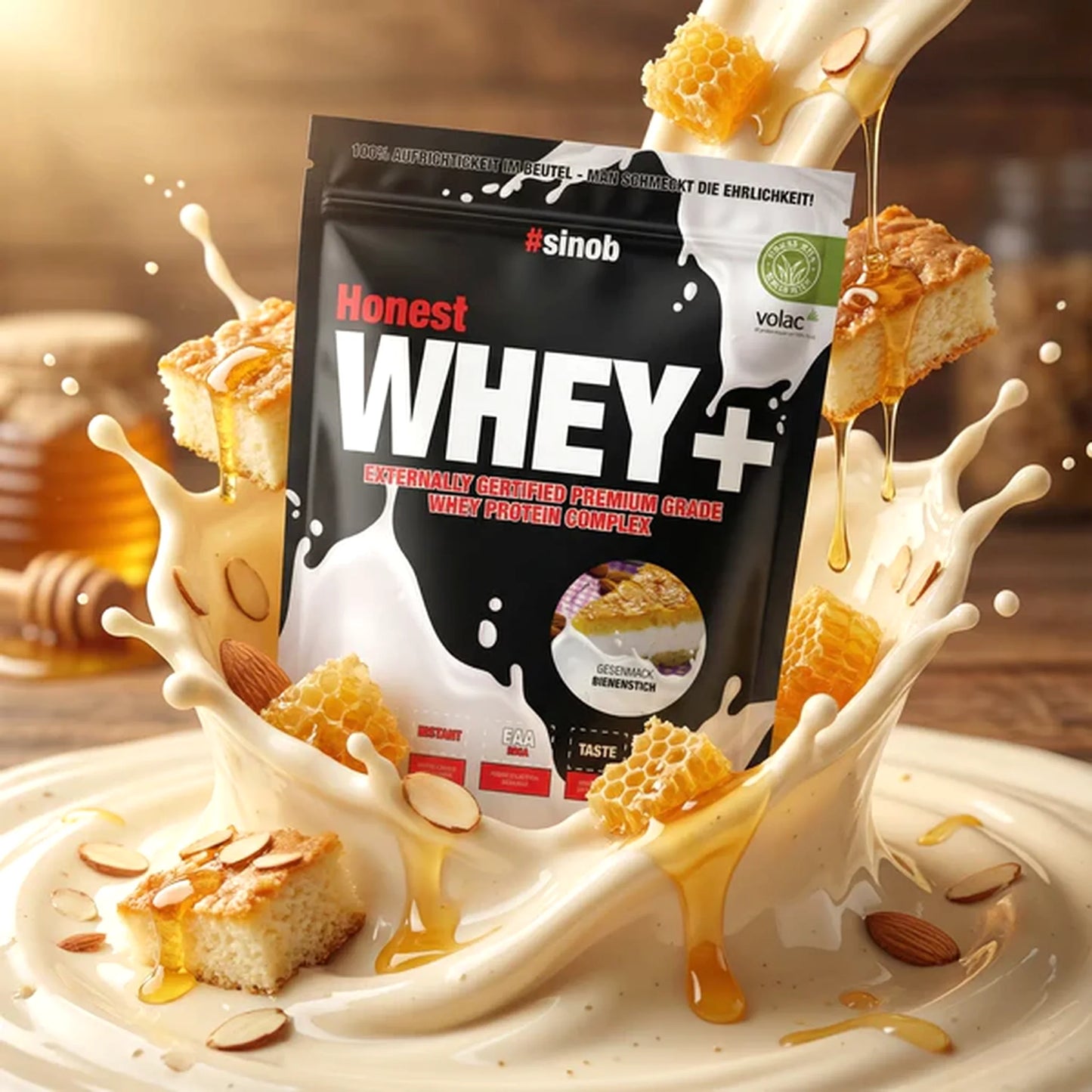 Sinob Honest Whey 820g - SHOPOUTLET24. Der Protein und Supplement Dealer