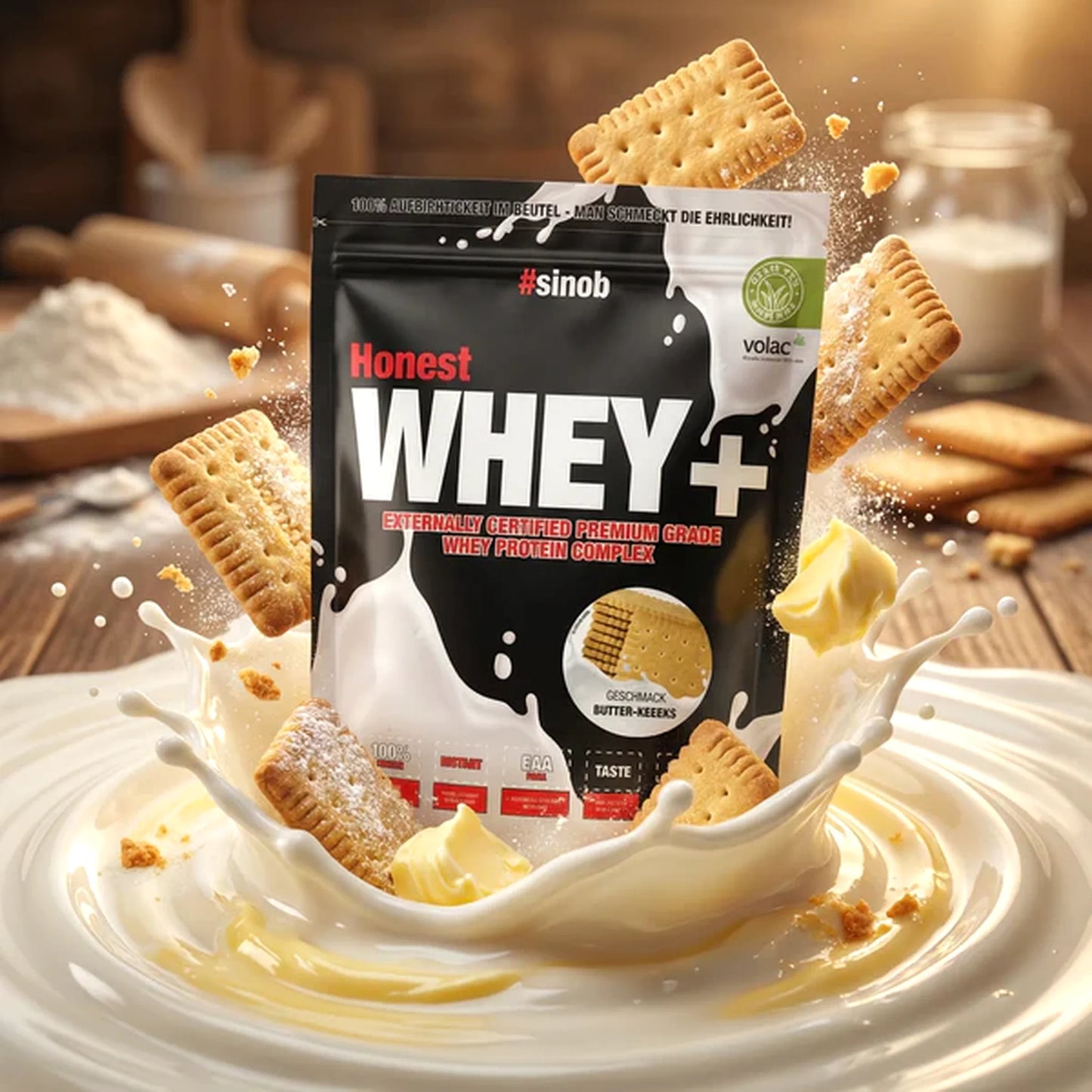 Sinob Honest Whey 820g - SHOPOUTLET24. Der Protein und Supplement Dealer