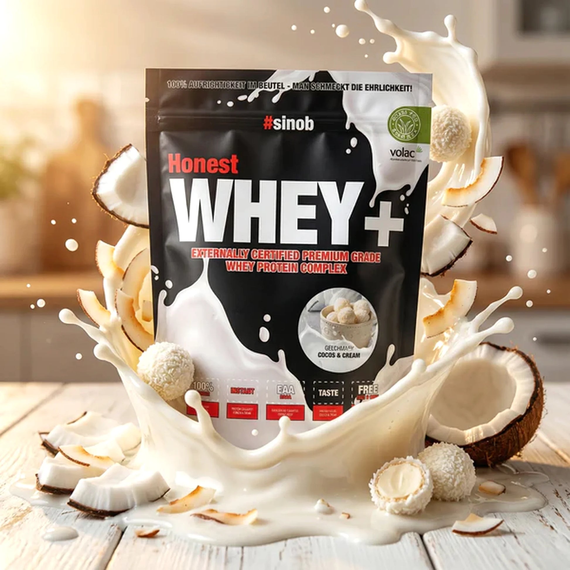 Sinob Honest Whey 820g - SHOPOUTLET24. Der Protein und Supplement Dealer